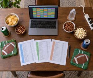 how to host a fantasy football draft party