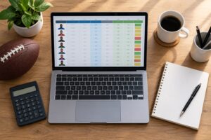 how to track your own fantasy football data in a spreadsheet
