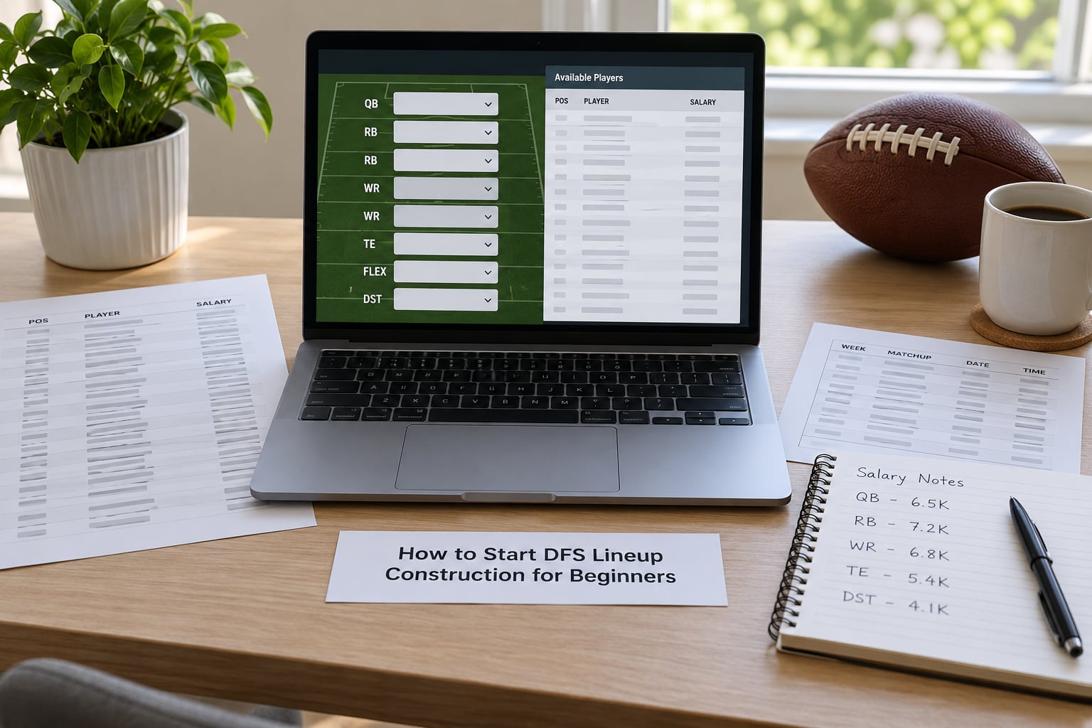 How to Start DFS Lineup Construction for Beginners