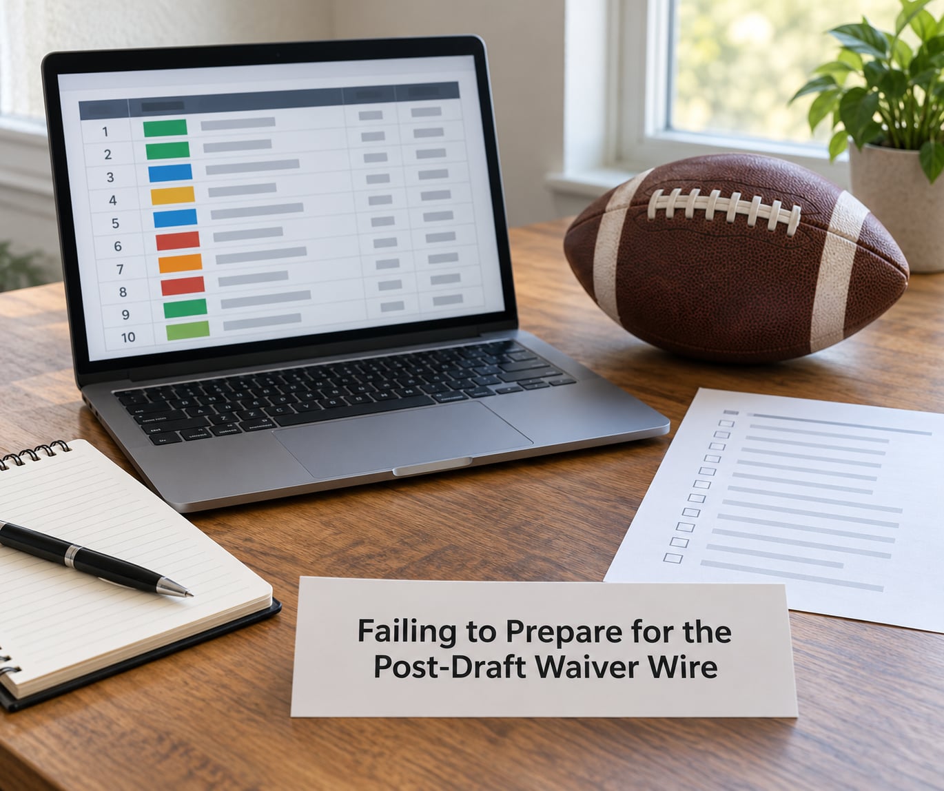 Failing to Prepare for the Post-Draft Waiver Wire