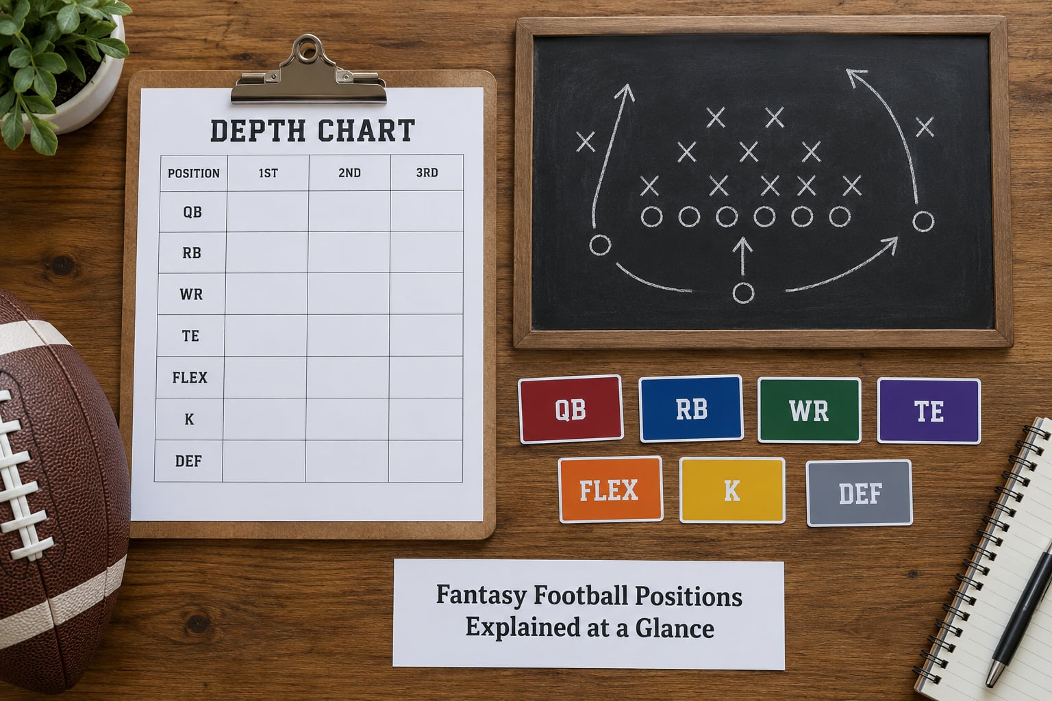 Fantasy Football Positions Explained at a Glance