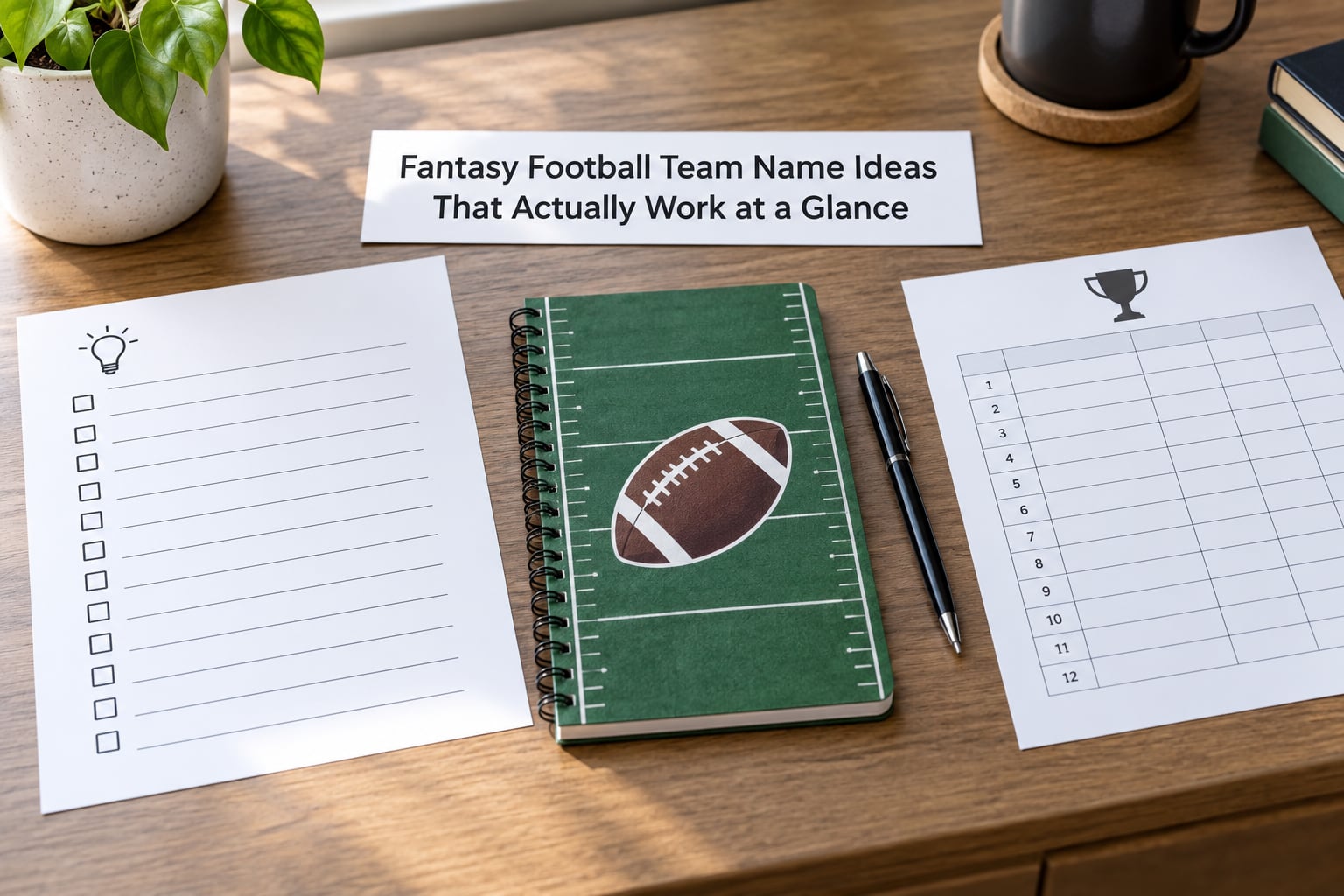 Fantasy Football Team Name Ideas That Actually Work at a Glance