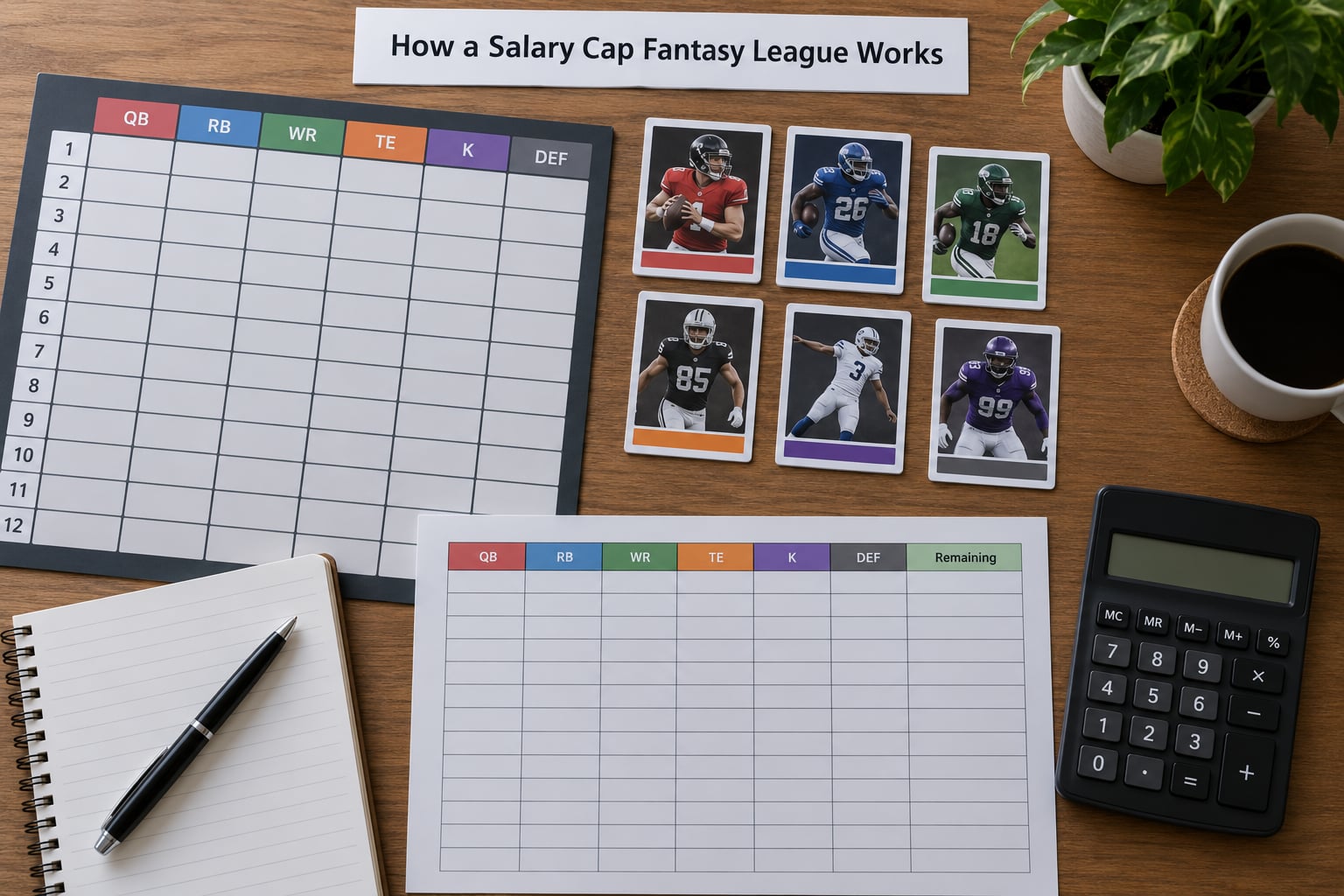 How a Salary Cap Fantasy League Works