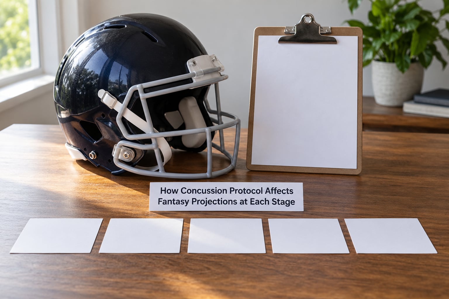 How Concussion Protocol Affects Fantasy Projections at Each Stage