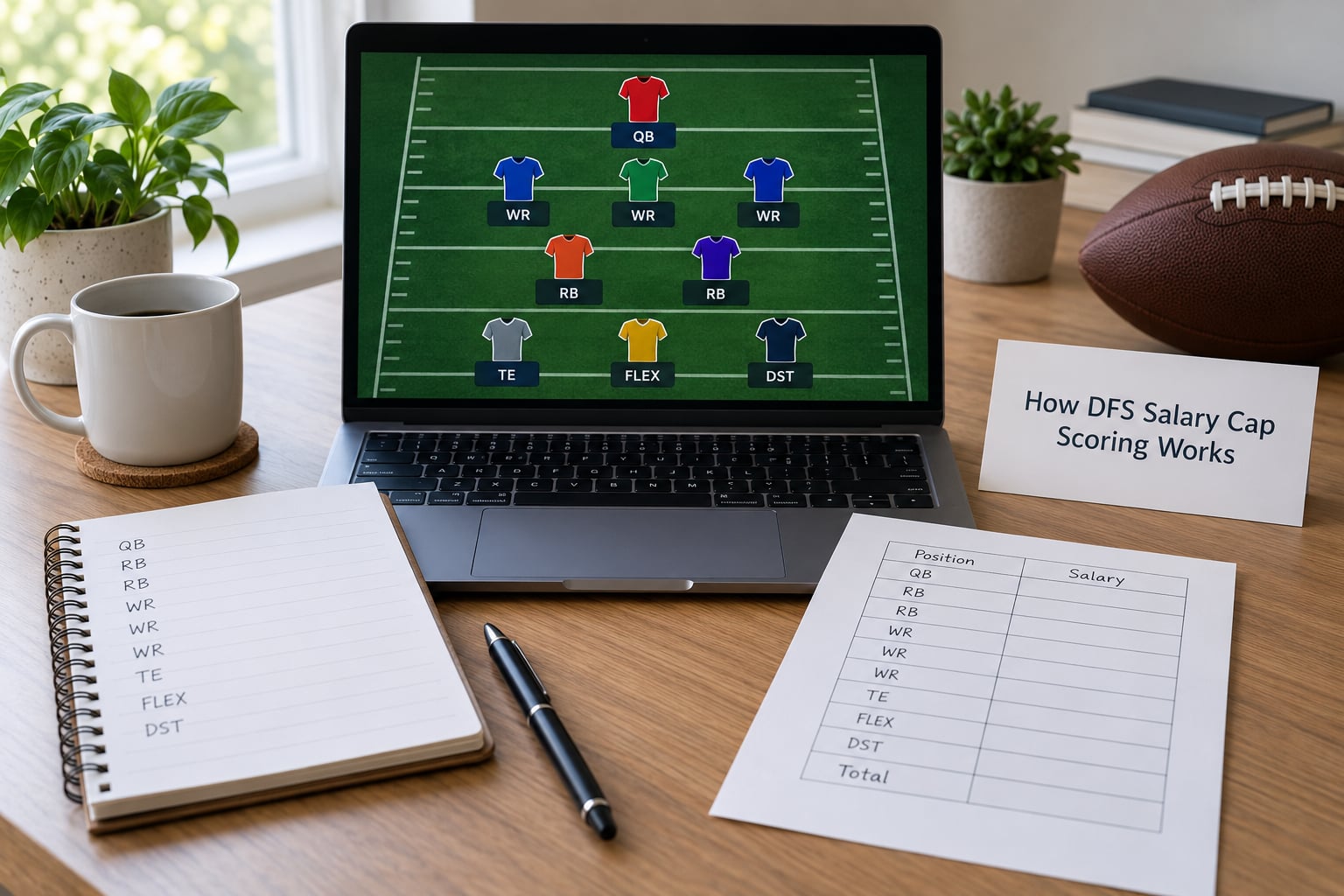 How DFS Salary Cap Scoring Works