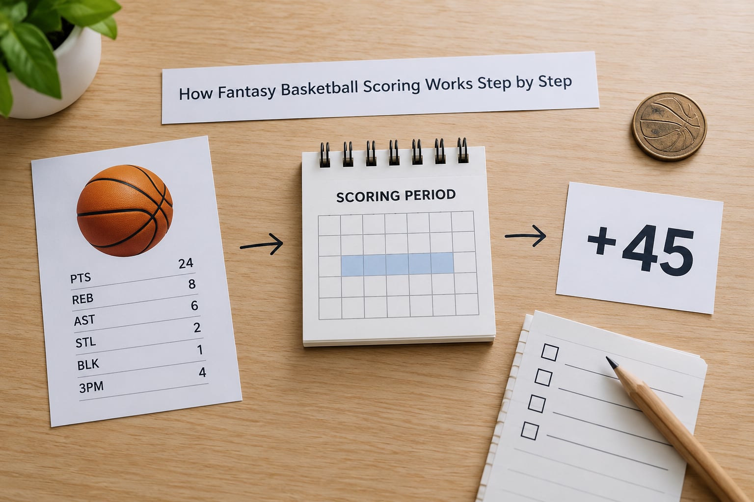 How Fantasy Basketball Scoring Works Step by Step
