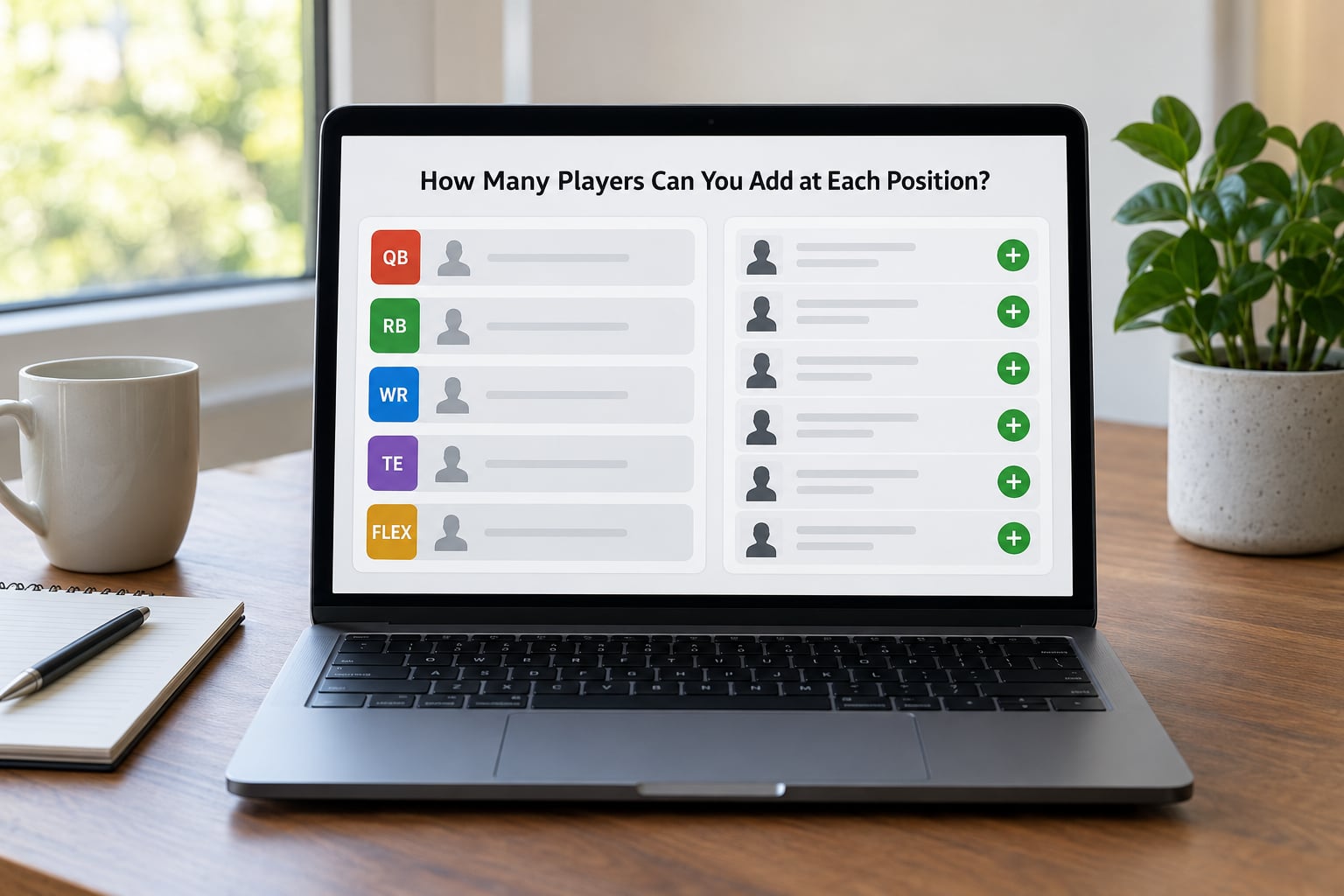 How Many Players Can You Add at Each Position?