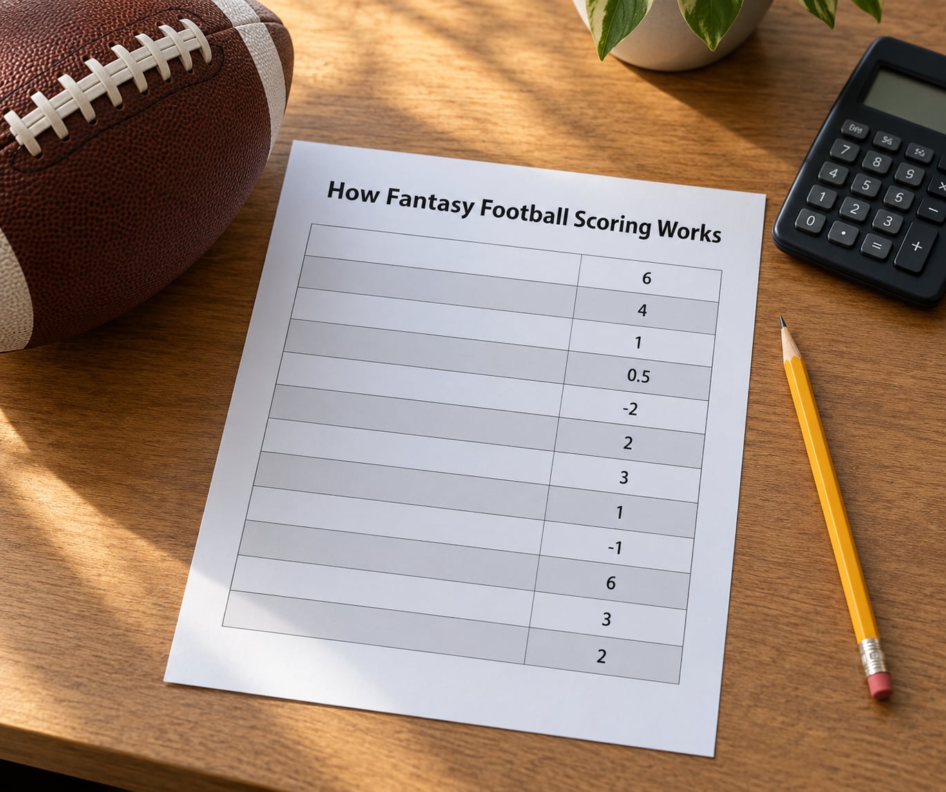 How Fantasy Football Scoring Works