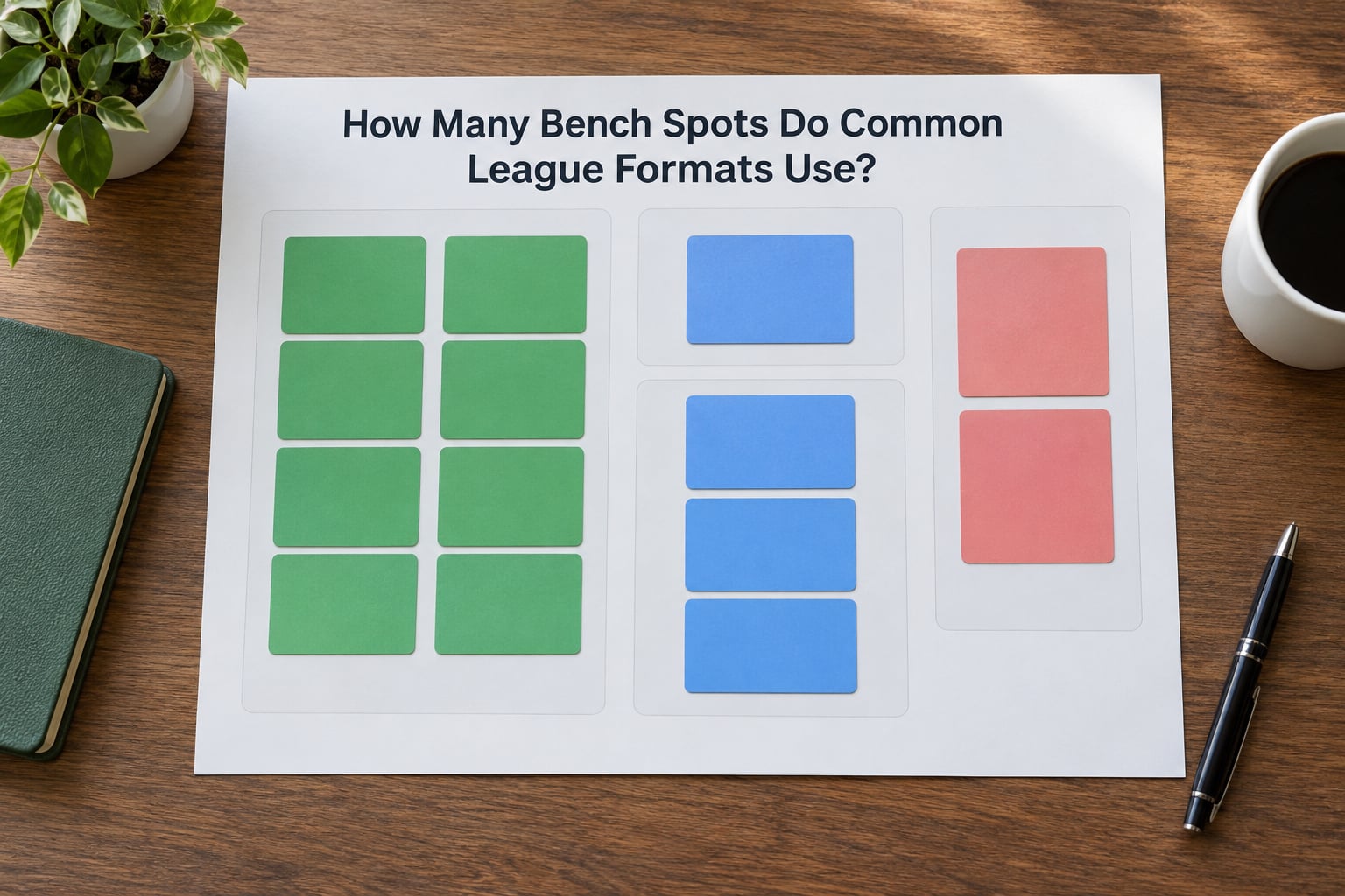 How Many Bench Spots Do Common League Formats Use?