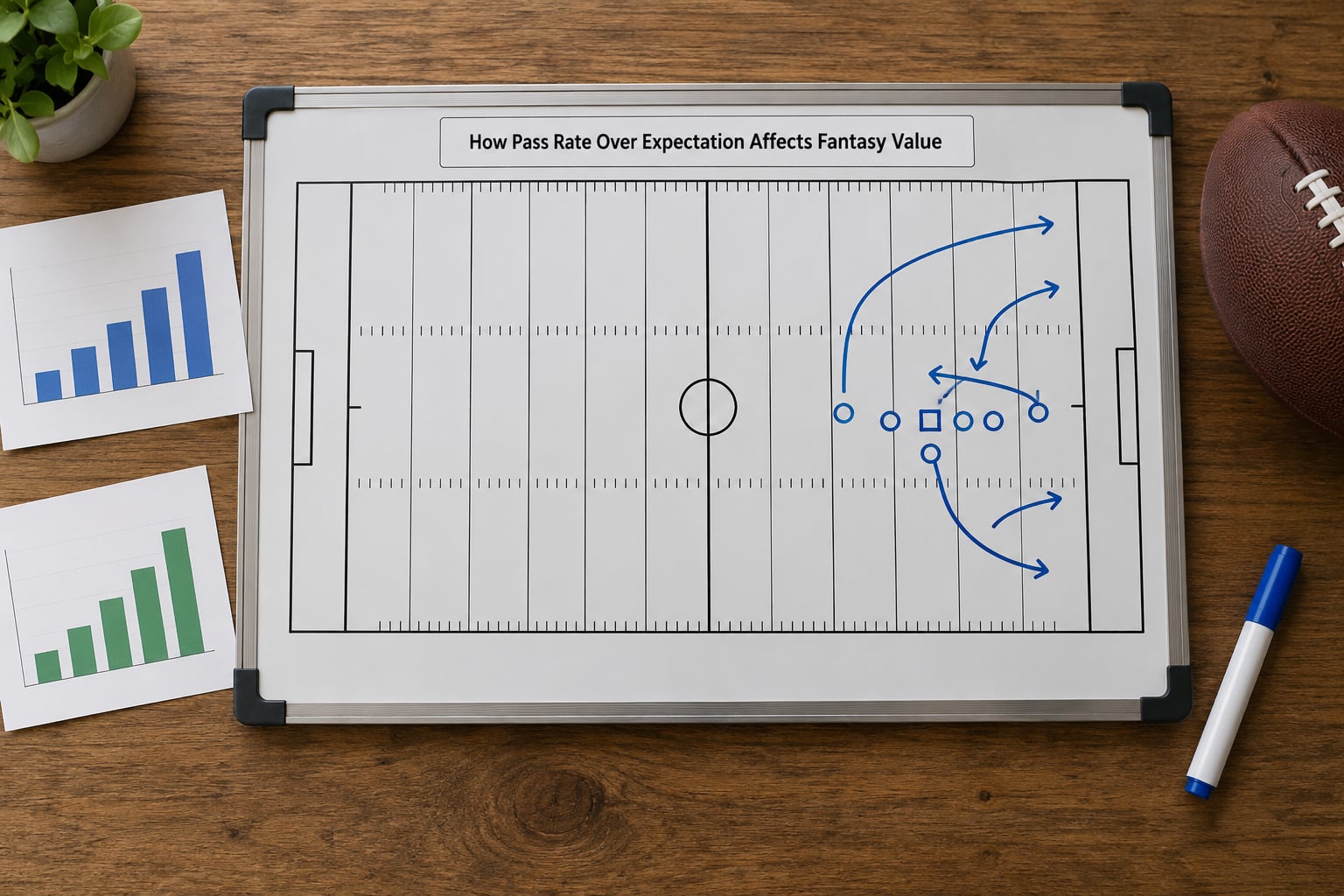 How Pass Rate Over Expectation Affects Fantasy Value
