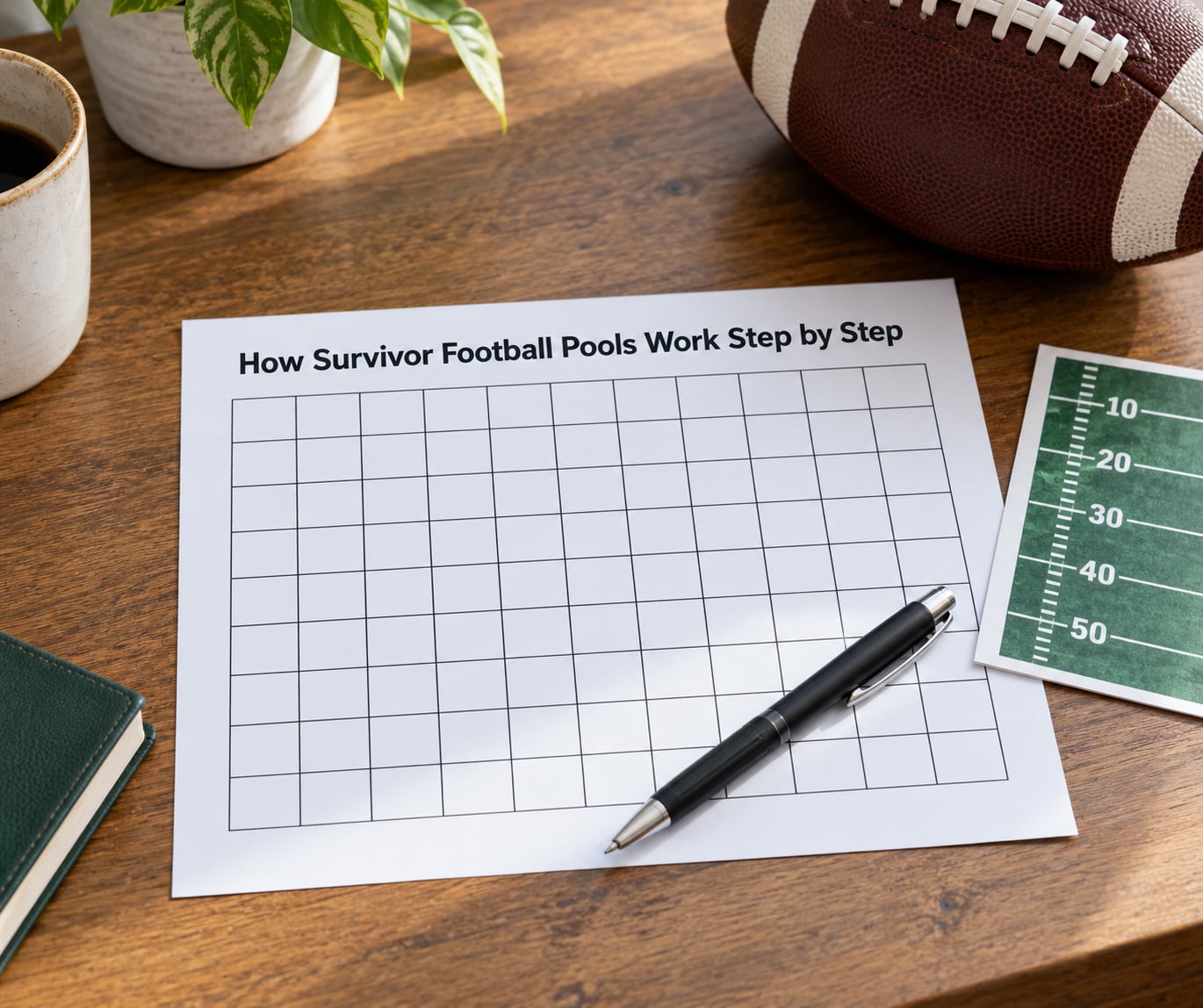 How Survivor Football Pools Work Step by Step