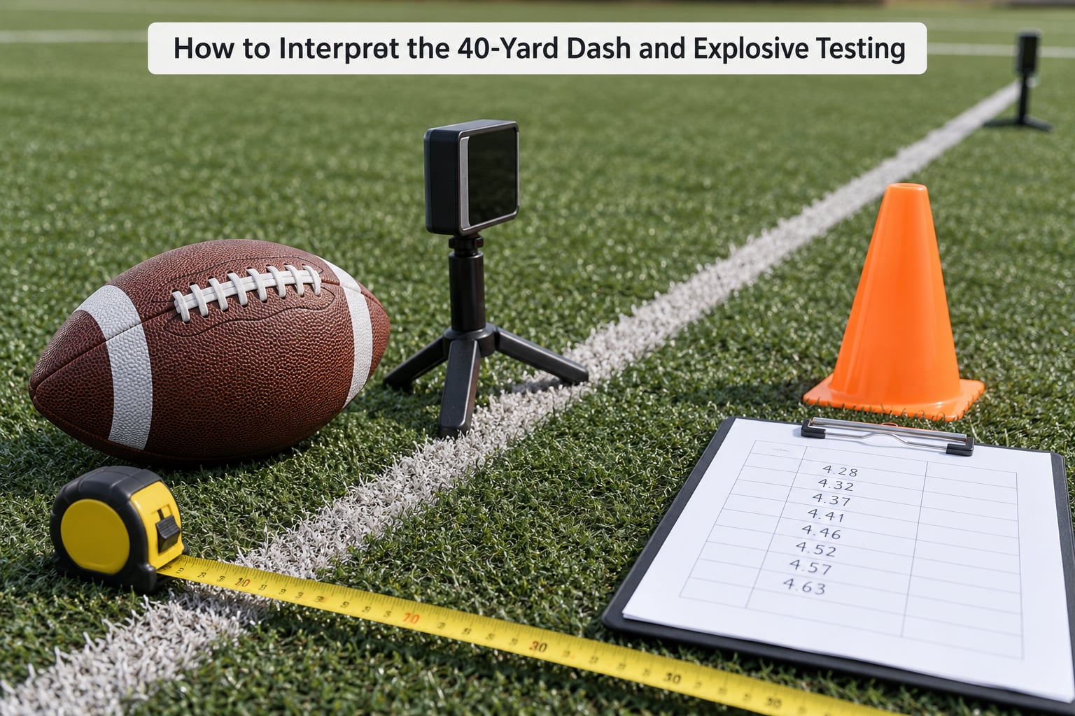 How to Interpret the 40-Yard Dash and Explosive Testing