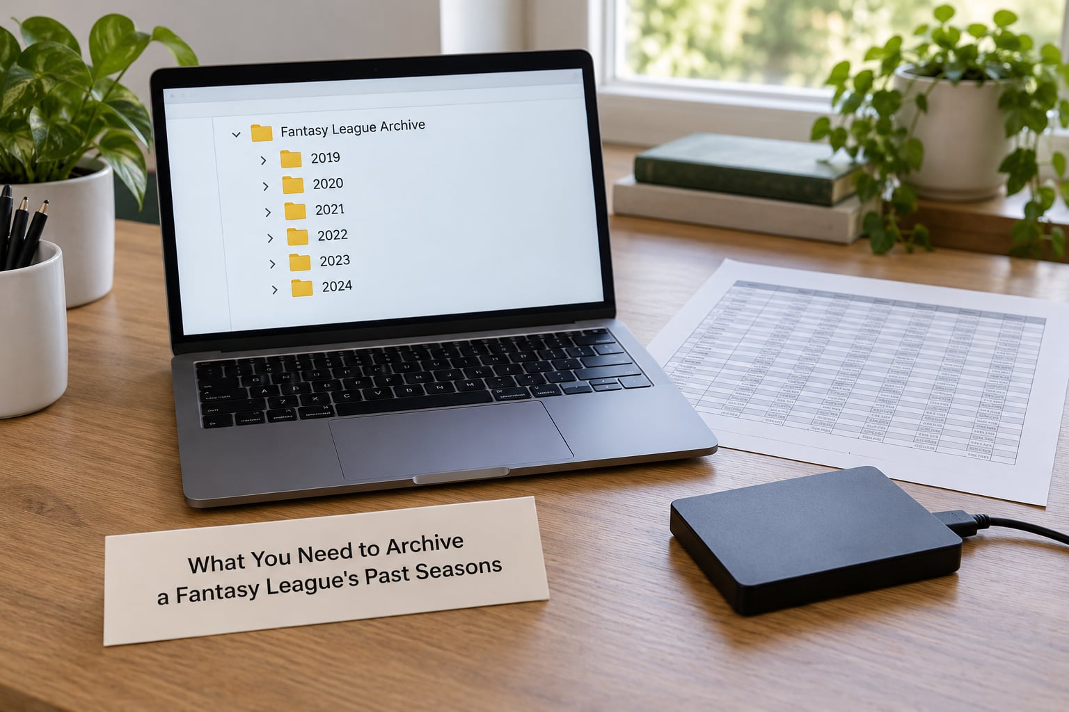 What You Need to Archive a Fantasy League's Past Seasons