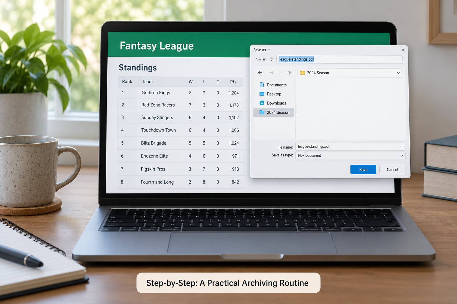 Step-by-Step: A Practical Archiving Routine