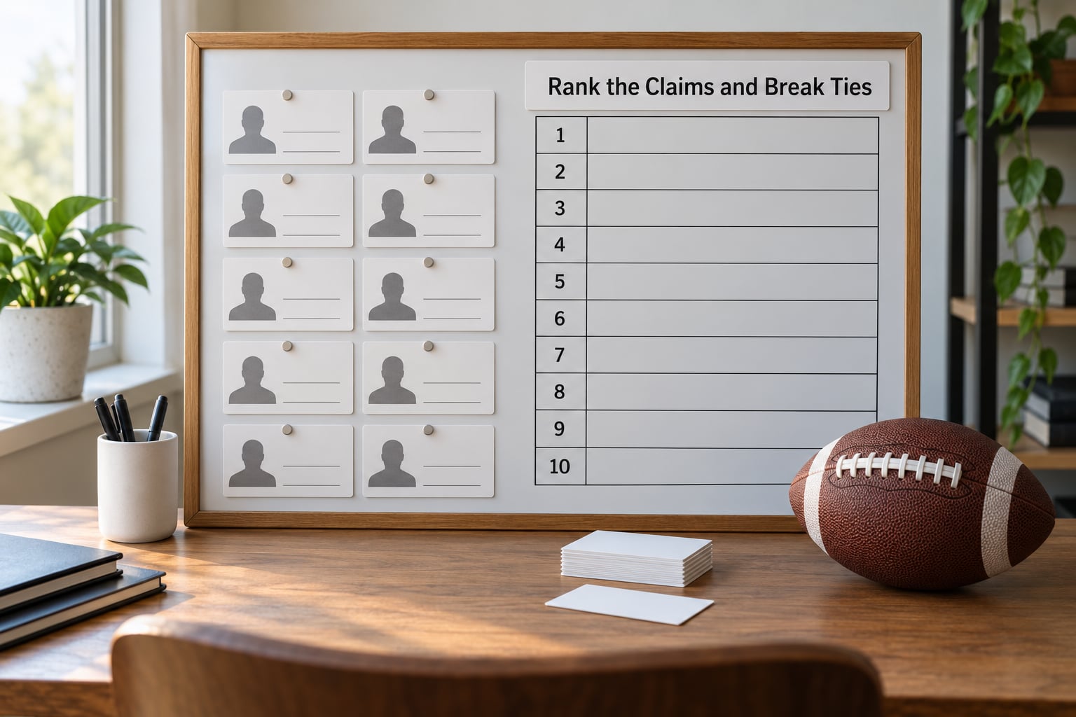 Rank the Claims and Break Ties