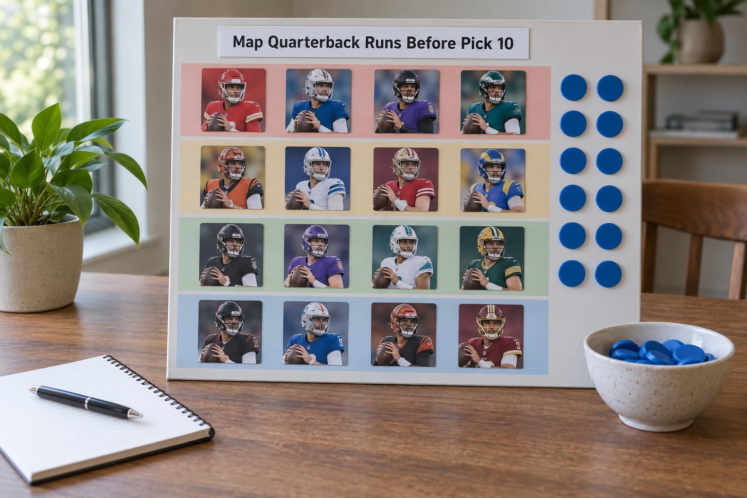 Map Quarterback Runs Before Pick 10