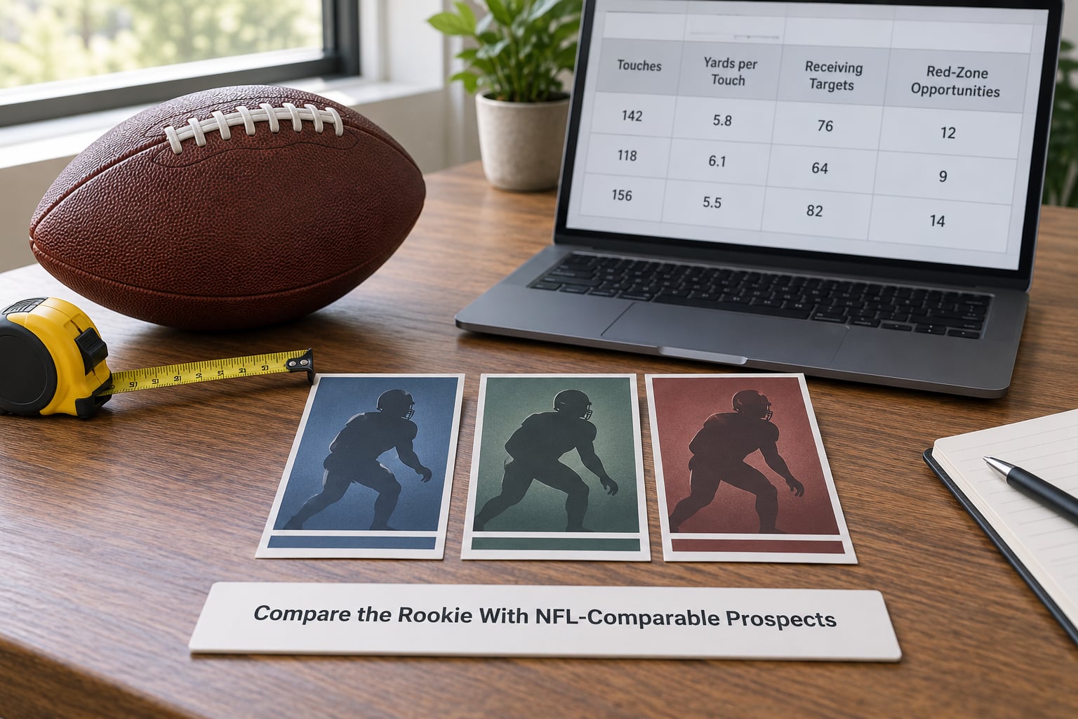 Compare the Rookie With NFL-Comparable Prospects