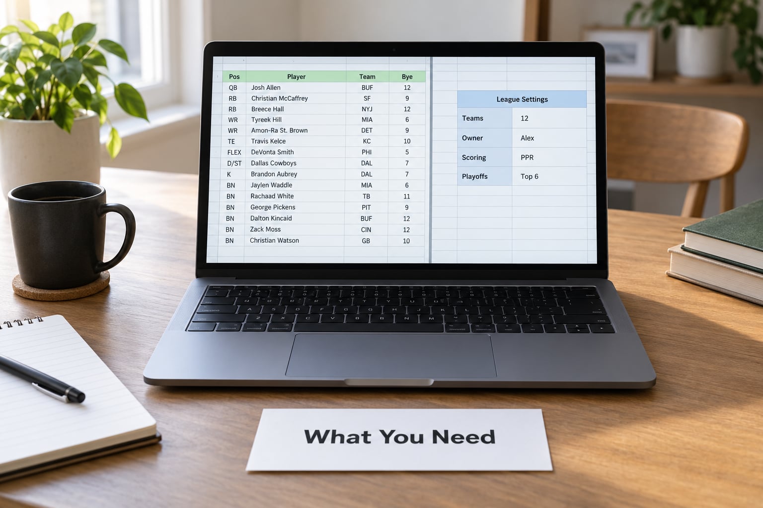 What You Need