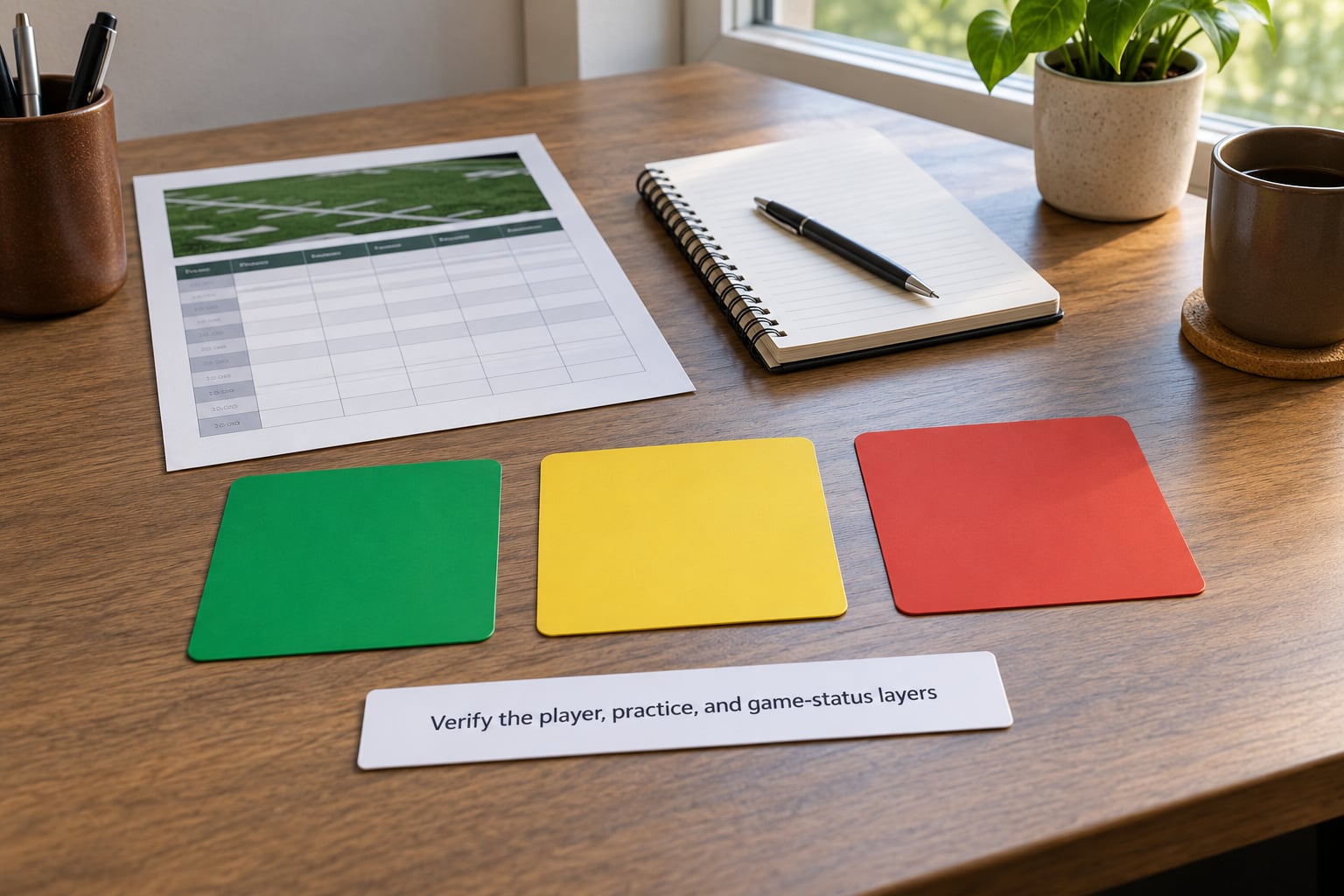 Verify the player, practice, and game-status layers