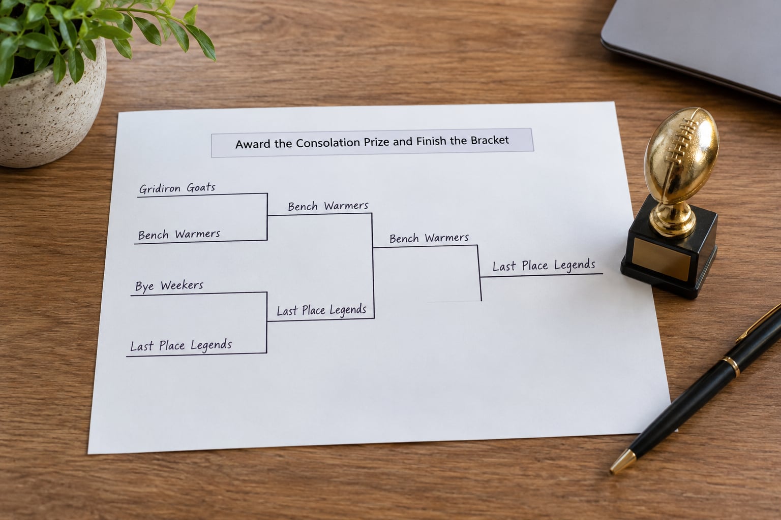 Award the Consolation Prize and Finish the Bracket