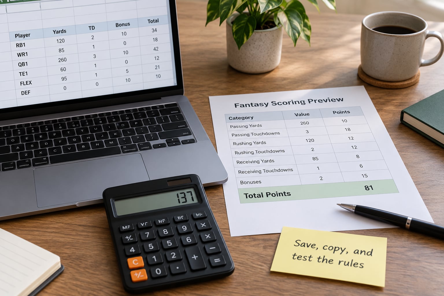 Save, copy, and test the rules