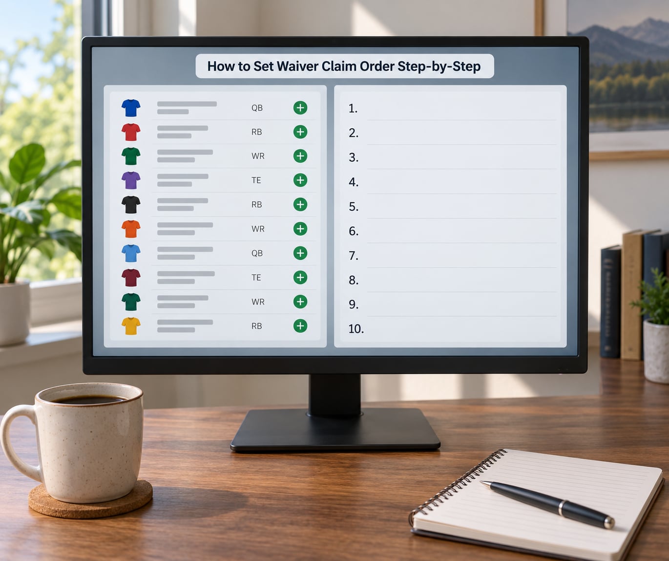How to Set Waiver Claim Order Step-by-Step