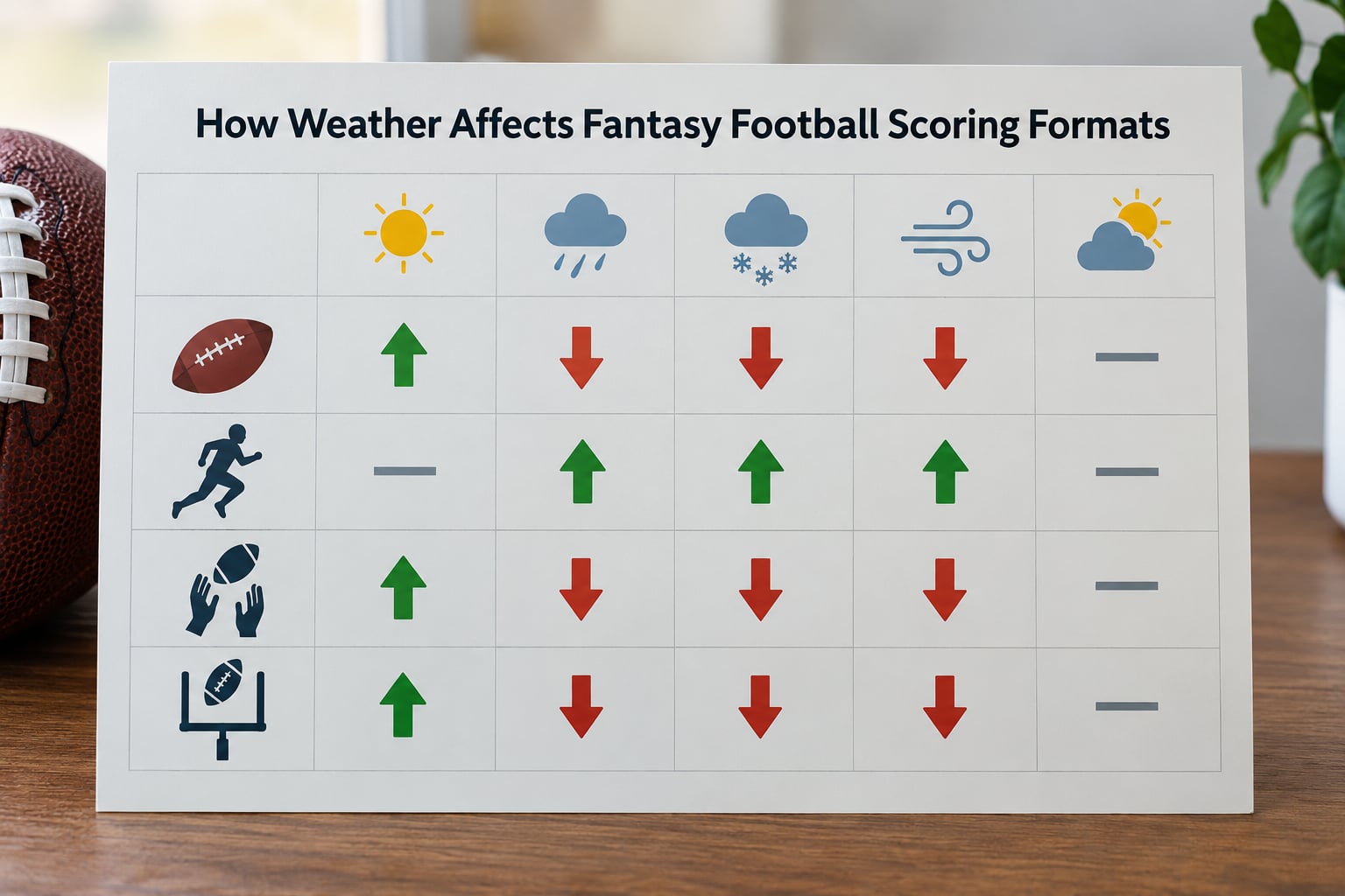 How Weather Affects Fantasy Football Scoring Formats