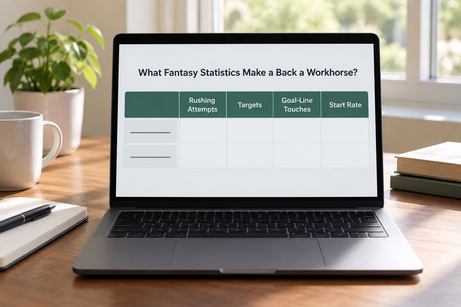 What Fantasy Statistics Make a Back a Workhorse?