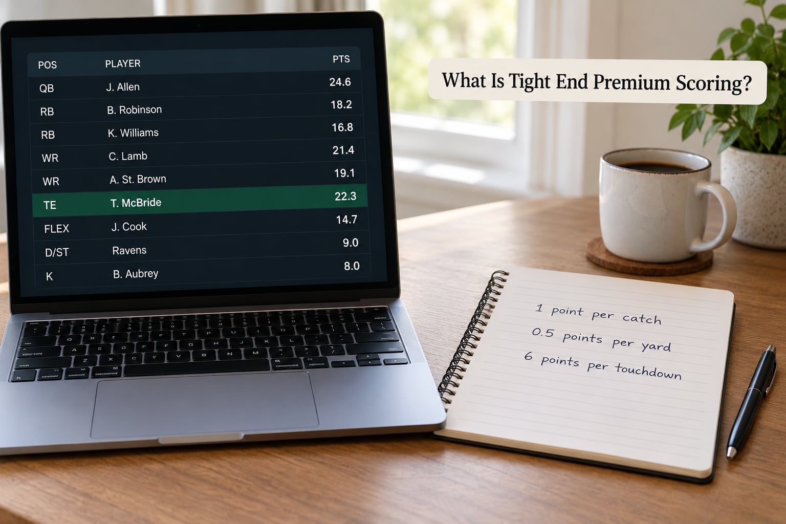 What Is Tight End Premium Scoring?
