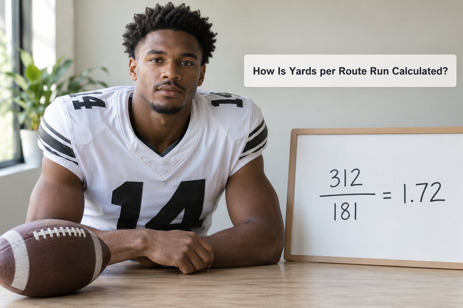 How Is Yards per Route Run Calculated?